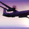 Widerøe Q400 - Climbing to FL250 from Newcastle