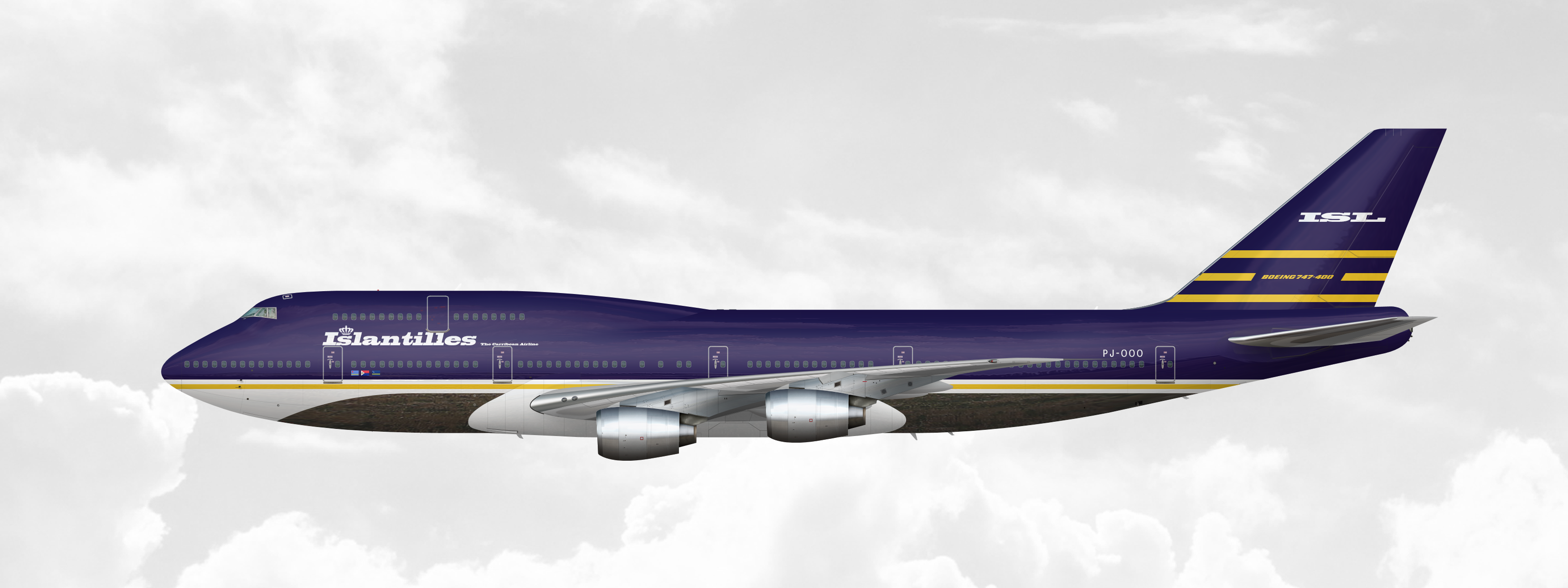 Islantilles B747-300 (1984-1994) | PJ-OOO - Islantilles