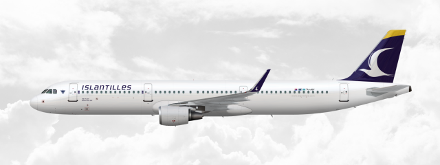 Airbus A321-200 islantilles airlines | PJ-JOY | City of Zion