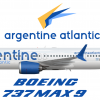 Argentine Atlantic 737 MAX-9 in atlernate livery