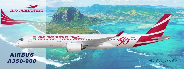 Air Mauritius | A350-900 | 50yrs livery