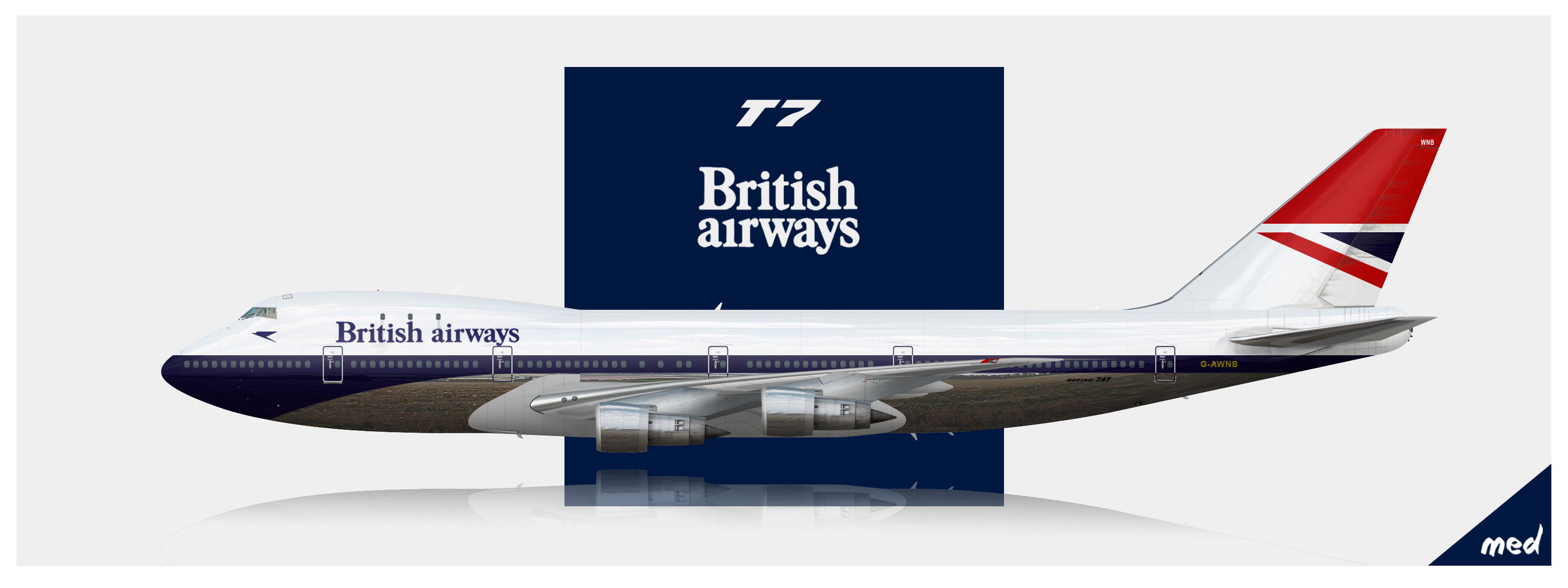British Airways Boeing 747100 actuality Gallery Airline Empires