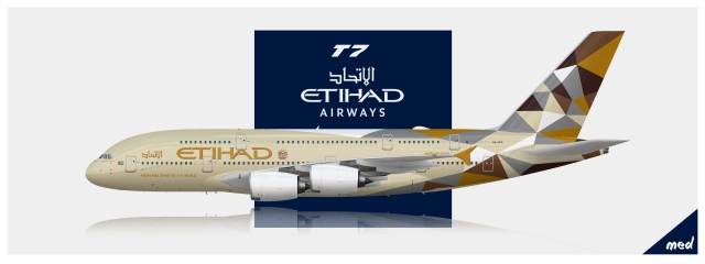 Etihad Airways Airbus A380-861