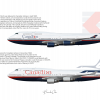 Canadian Airlines Boeing 747-400 Poster