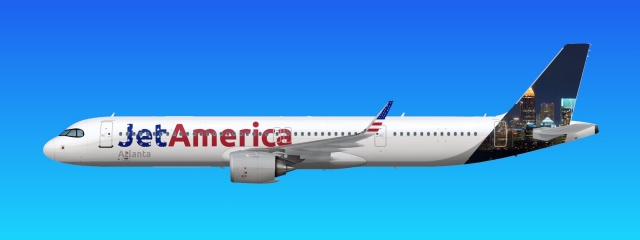 JetAmerica A321neo (Atlanta)