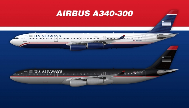 Us Airways A340-300