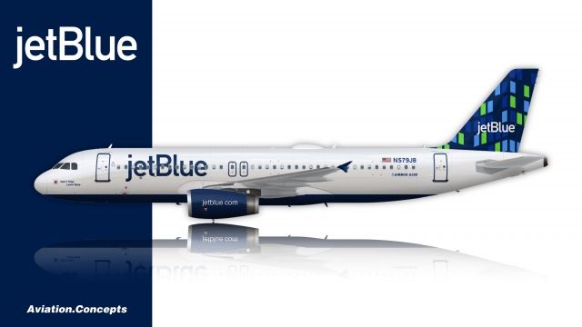 JetBlue Airbus A320 (N579JB) “can’t stop lovin’ blue”