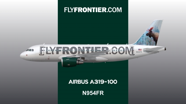 Frontier Airlines A319 N954FR