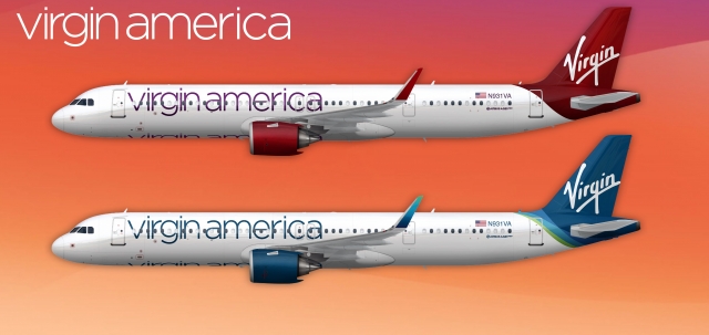Virgin America A321neo concepts Virgin America A321neo concepts