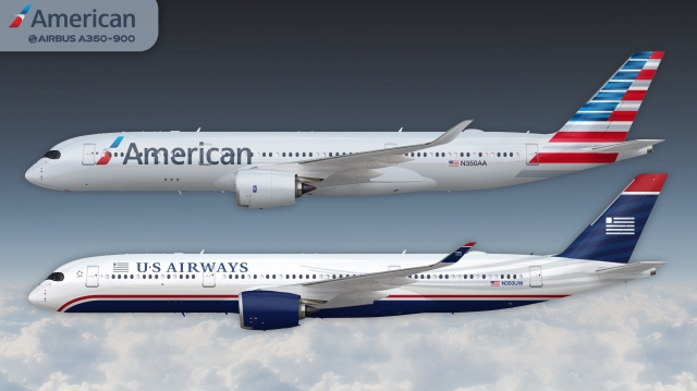 American Airlines A350 / US Airways A350