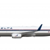 Delta Air Lines 737-800 Widget retro