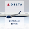 Delta airlines airbus a321(N301DN)
