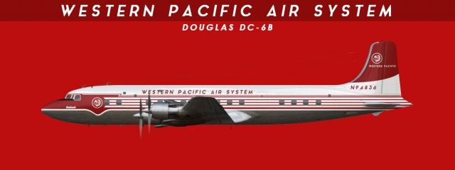 Western Pacific Air System Douglas DC-6B 1940-1958