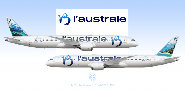 L'Australe, Boeing 787-9 L'Australe, Boeing 787-9