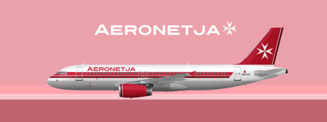 1983-2000 | Aeronetja A320-200 (9H-KFC)