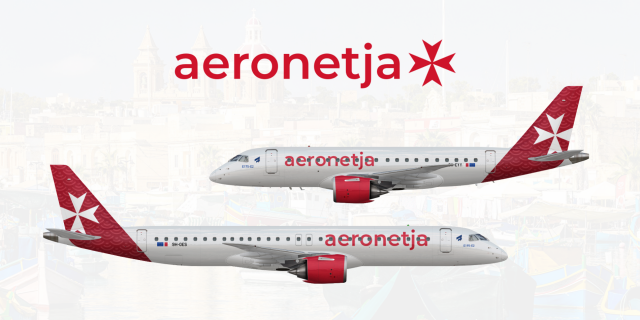 2018-present | Aeronetja ERJ-175 E2 (9H-EYY) and ERJ-195 E2 (9H-OES)