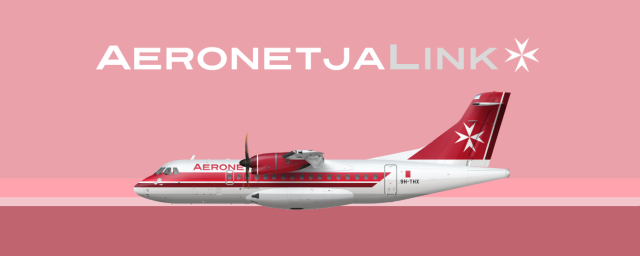 1983-2000 | Aeronetja Link ATR-42-300 (9H-THX) 1983-2000 | Aeronetja Link ATR-42-300 (9H-THX)