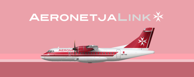 1983-2000 | Aeronetja Link ATR-42-300 (9H-THX)