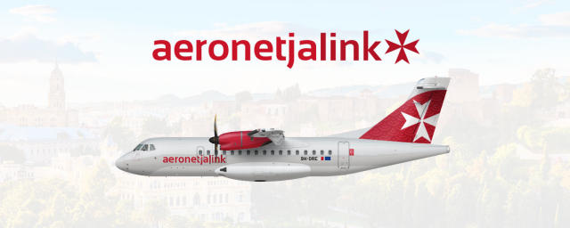 2000-2018 | Aeronetja Link ATR-42-300 (9H-ORE)