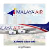 Malaya Air Airbus A380 Livery | NEW !