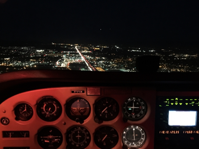 First Solo Night Flight