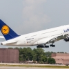 Lufthansa A380 Departing IAH Runway 15L