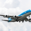 KLM 747-400 Landing IAH Runway 27