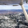Looking into Nevada from over Lake Tahoe
