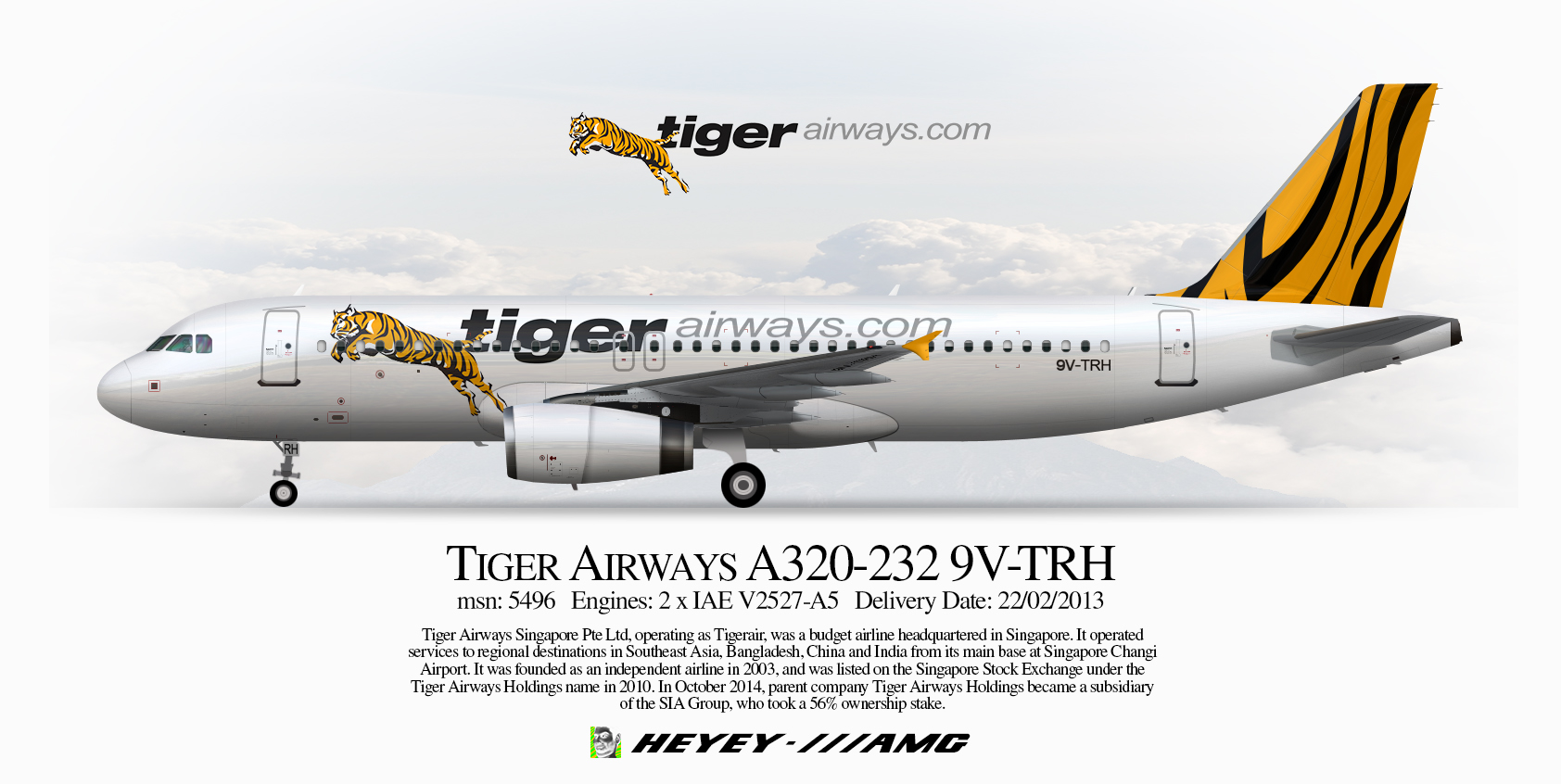 Tiger Airways Airbus A320-232 - A.B.'s Real World Liveries - Gallery -  Airline Empires
