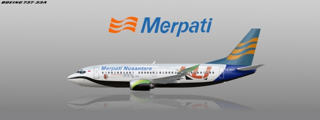 Merpati (KLI) Boeing 737-33A