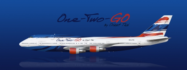 One-Two-Go Boeing 747-300 Combi
