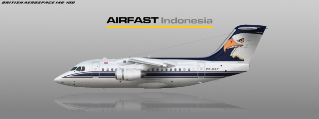 Airfast Indonesia British Aerospace BAe 146-100