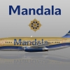 Mandala Airlines Boeing 737-2E7(Adv)