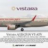 Vistara (Retrojet) Airbus A320-251N