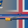 Icelandair "100 Years Of Sovereignty" Boeing 757 300