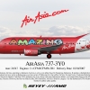 AirAsia Indonesia "Amazing" Boeing 737-3Y0