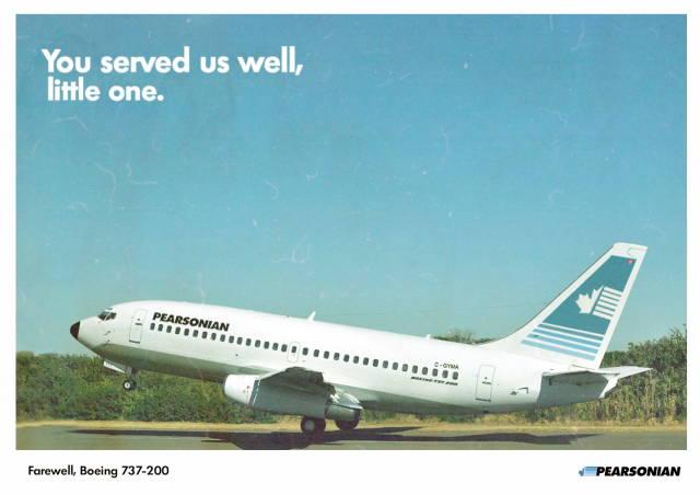 "Farewell, Boeing 737-200" Advertisement | 2001 |