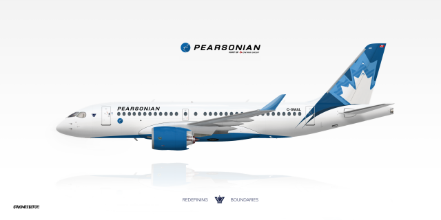 Airbus A220-100| Pearsonian | 2018 - Present