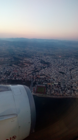 Flying next to Alexandroupolis