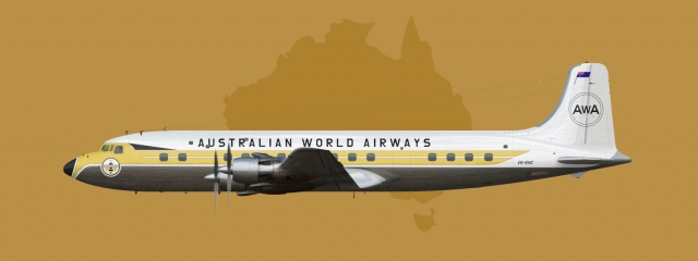 Australian World Airways 1952-1960 | Douglas DC-6B