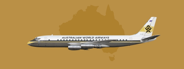 Australian World Airways 1960-1968 | Douglas DC-8-43
