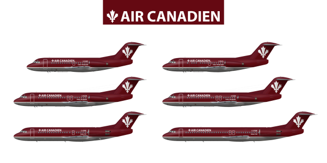 Air Canadien Fokker Fleet
