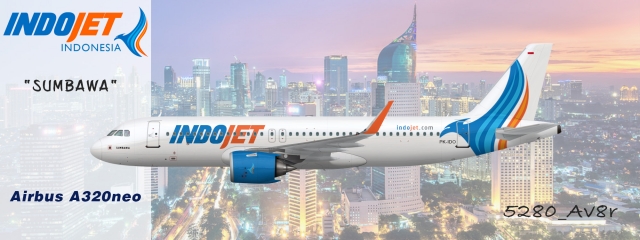 IndoJet Indonesia A320