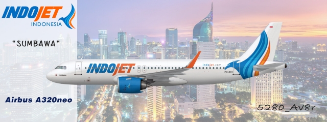 IndoJet Indonesia A320 IndoJet Indonesia A320