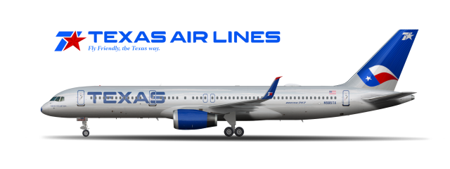 Texas Air Lines 757-200 "2013-" Texas Air Lines 757-200 "2013-"
