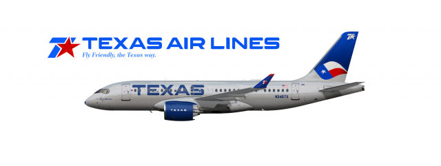 Texas Air Lines Airbus A220-100 "2013-"