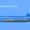 6. Texas Air Lines Boeing 727-200 “1976-1991”