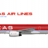 7. Texas Air Lines Boeing 757-200 "1991-2013"