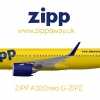 ZIPP A320neo Plaque