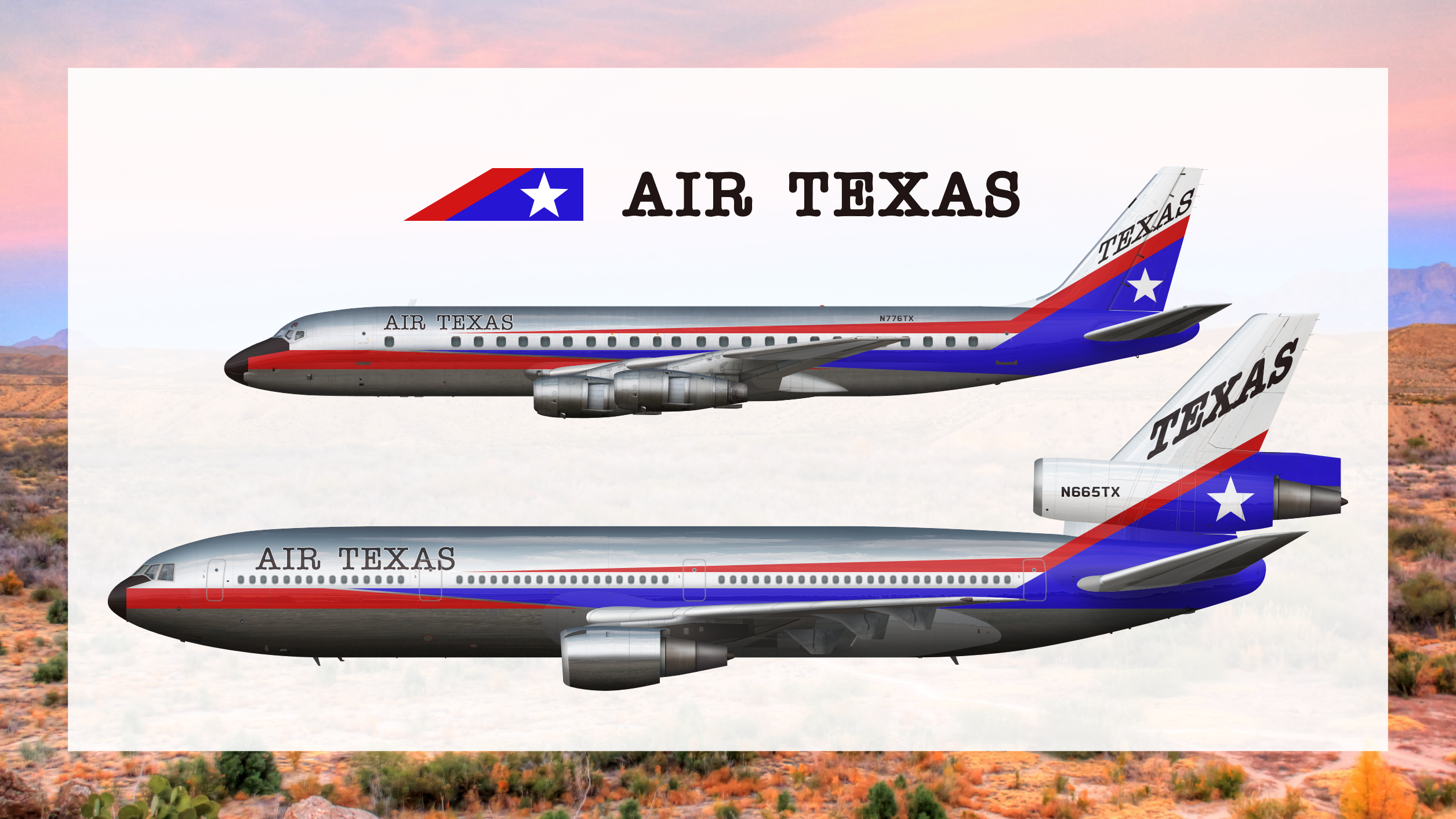 Air Texas 1978 Global Design Gallery Airline Empires